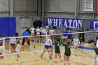 Volleyball vs Babson  Wheaton Women's Volleyball vs Babson College. - Photo by Keith Nordstrom : Wheaton, Volleyball, VB